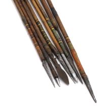 A group of eight Indian arrows