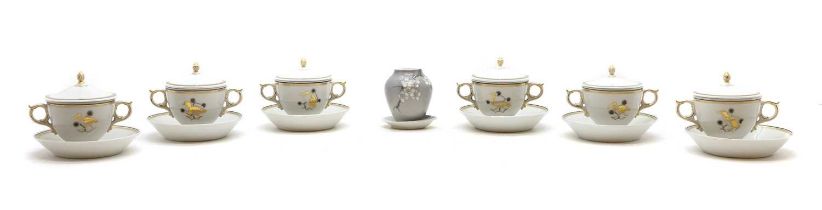 A Royal Copenhagen porcelain tea service