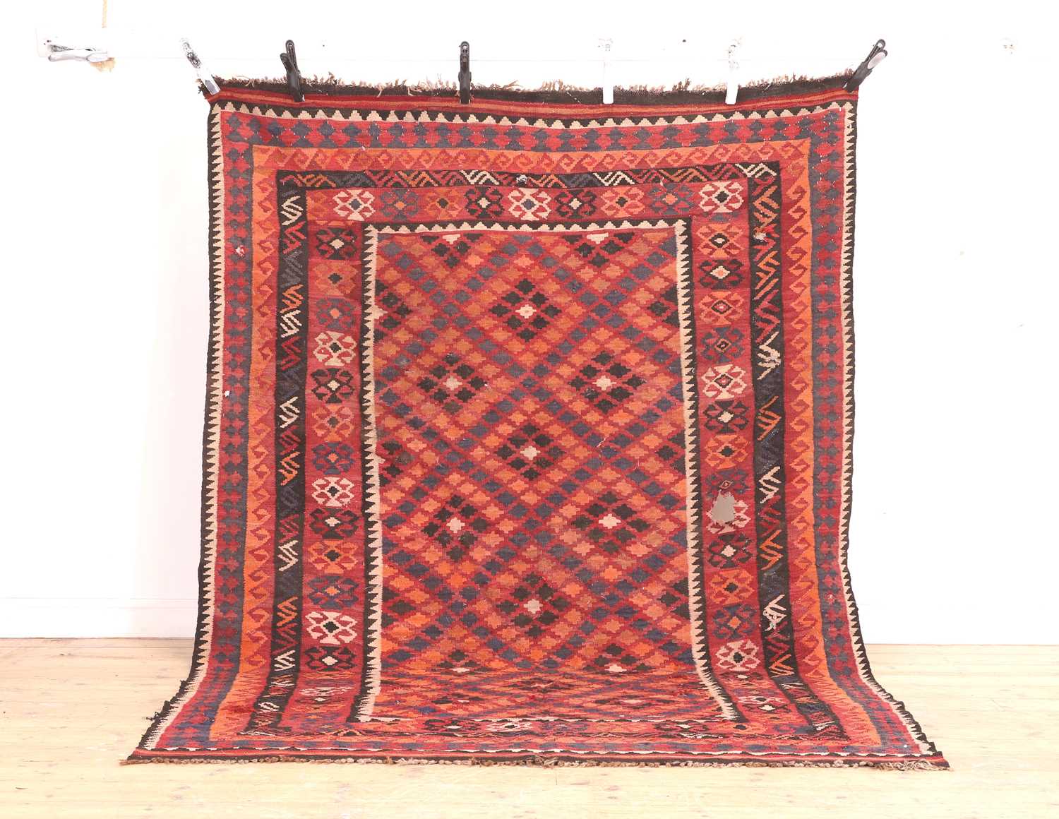 A Kilim rug,