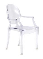 A group of five perspex 'Ghost' chairs