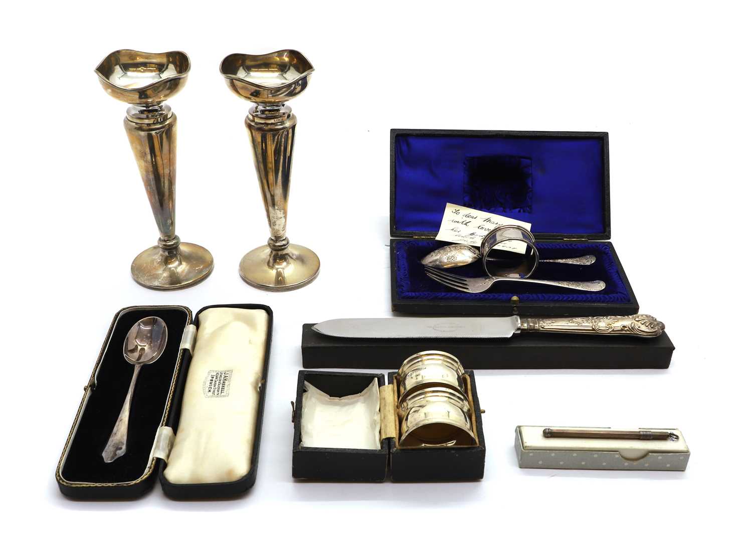 A collection of silver items - Bild 3 aus 3