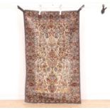 A silk tree of life design rug