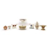 A collection of English porcelain