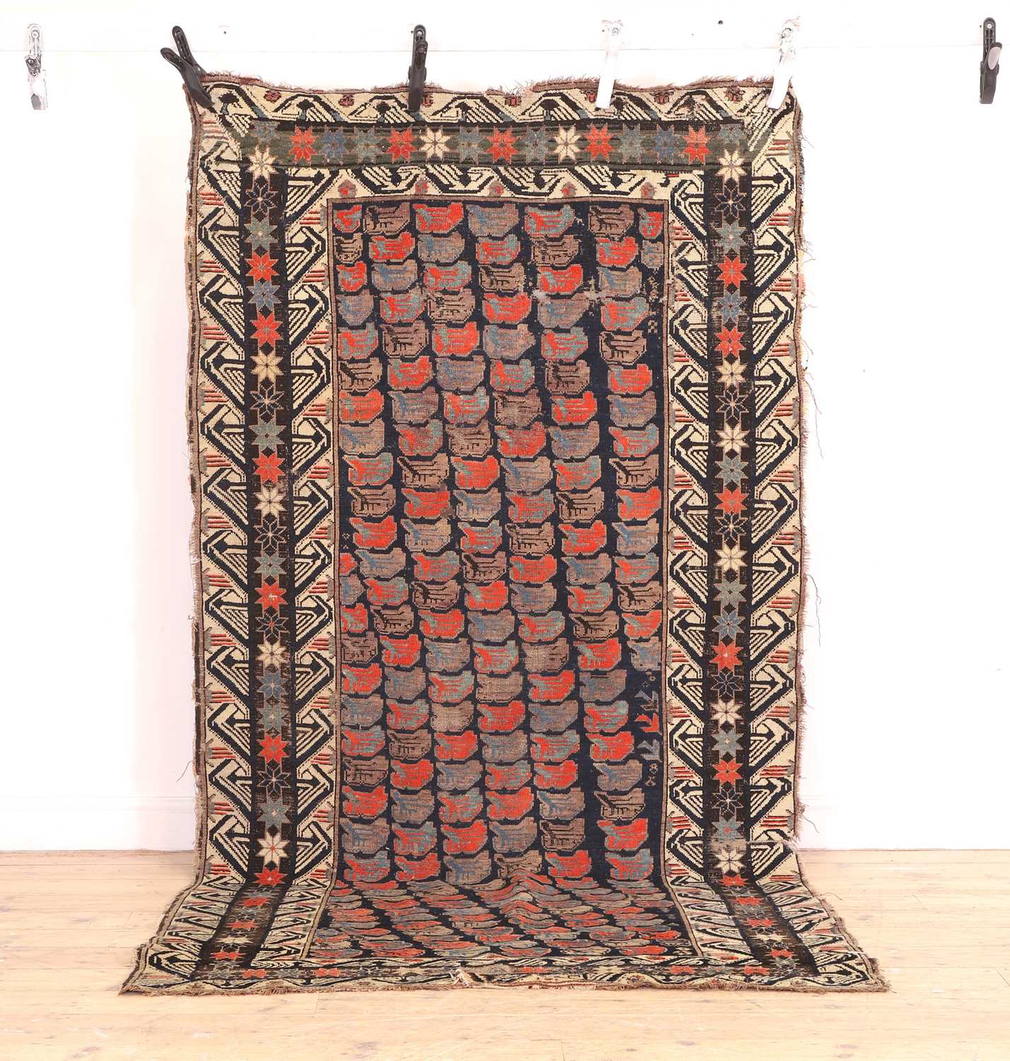 A Senneh rug,