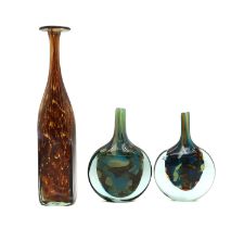 A Mdina glass bottle vase