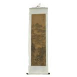 A Chinese hanging scroll,