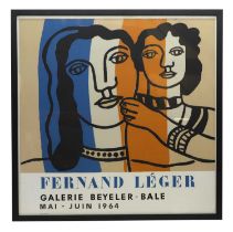 A Fernand Leger poster Gallerie Beyeler-Bale, Mai-Juin 1964,