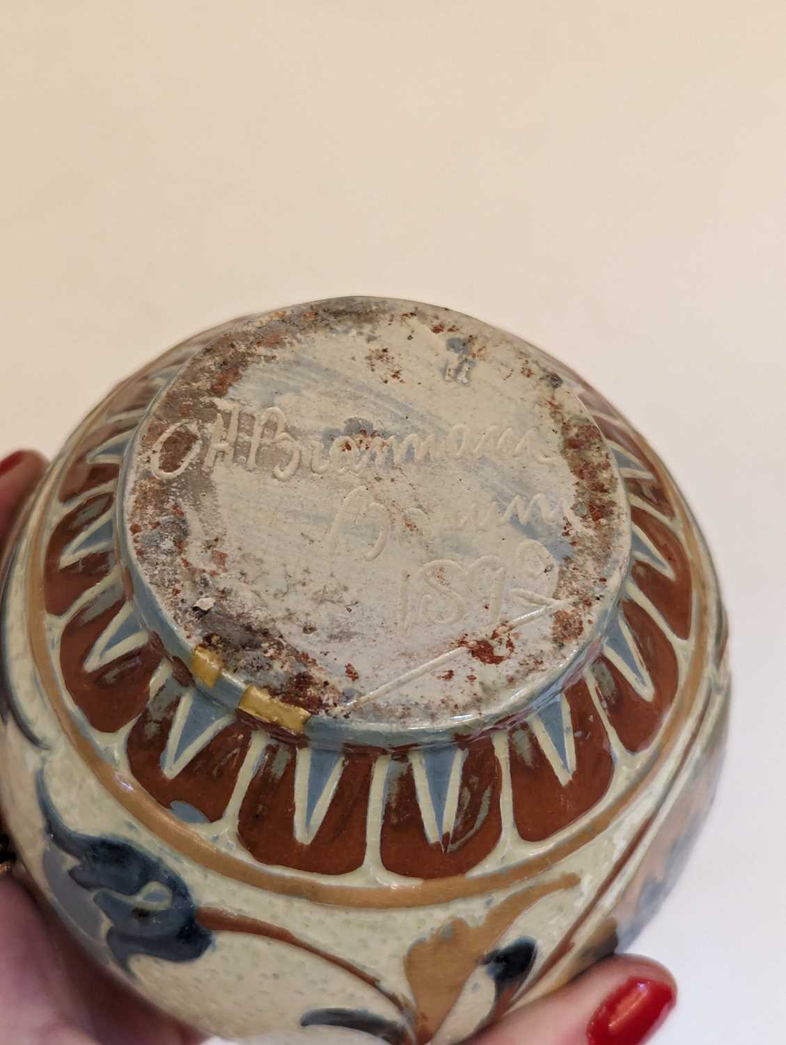 A Brannam Pottery solifleur vase. - Image 4 of 15