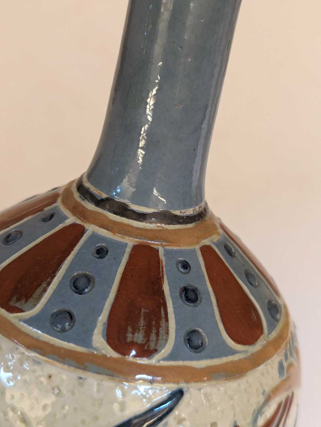 A Brannam Pottery solifleur vase. - Image 11 of 15