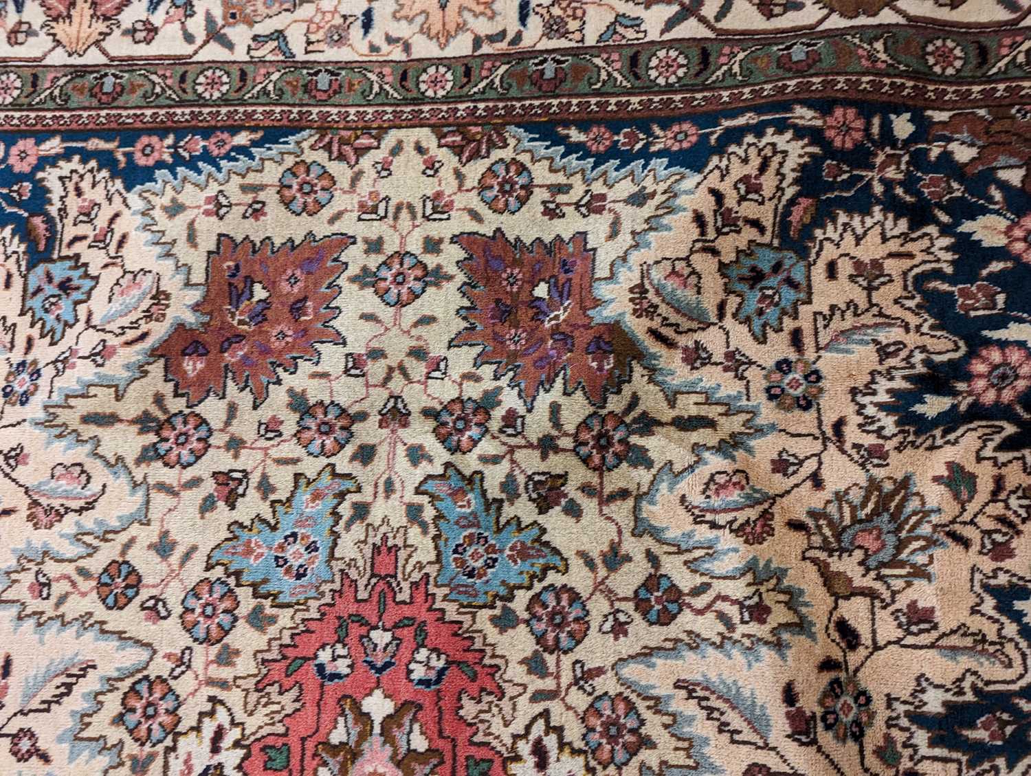 A Tabriz carpet - Image 17 of 25