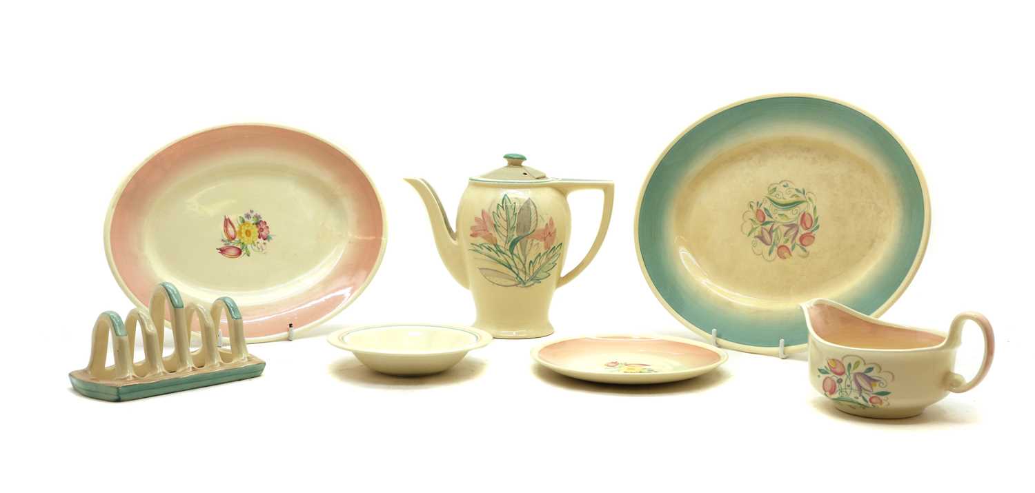 A Susie Cooper 'Swansea Spray' dinner service,