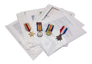 A WWI medal group