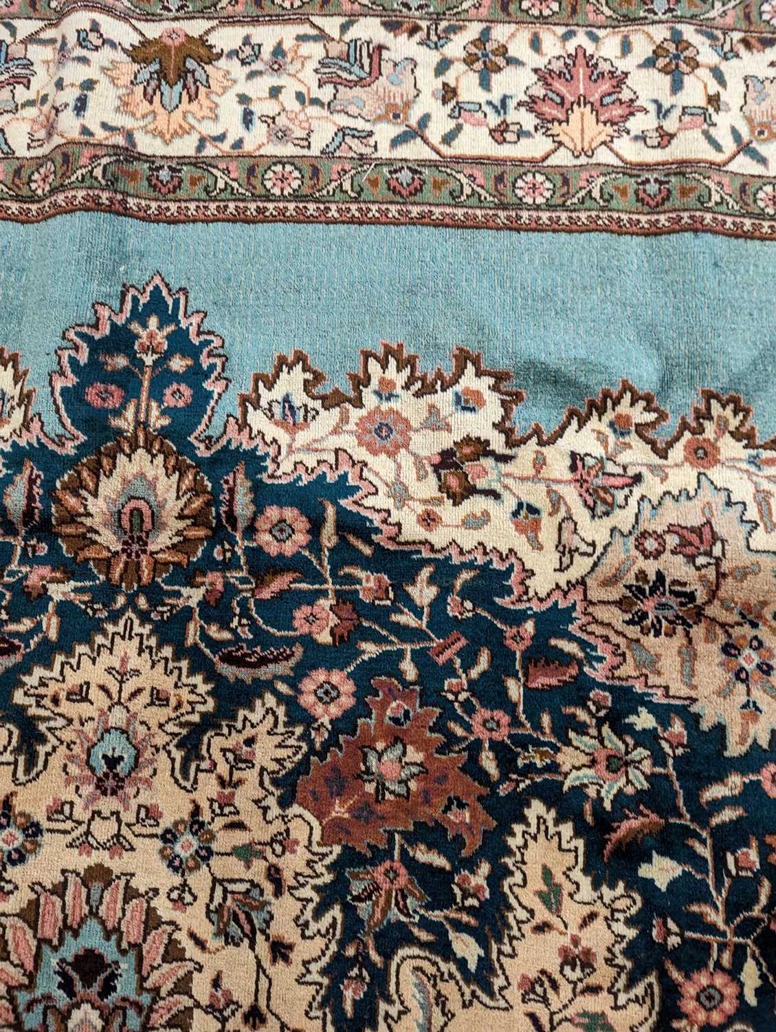 A Tabriz carpet - Image 15 of 25