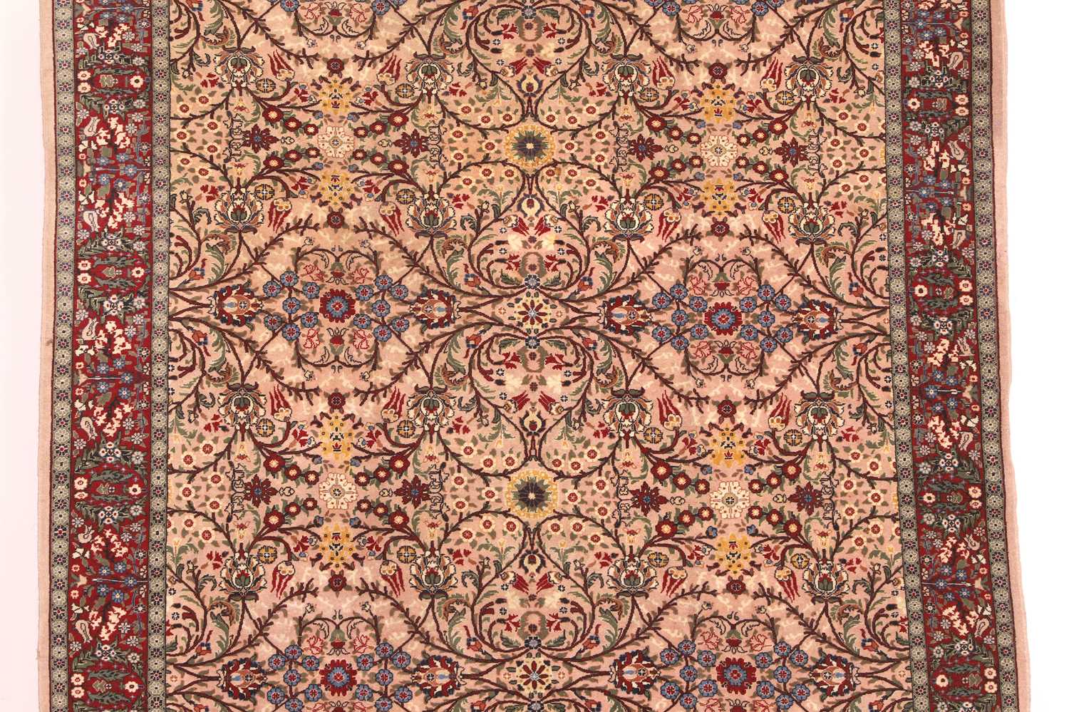 A Turkish Hereke wool rug, - Image 3 of 3