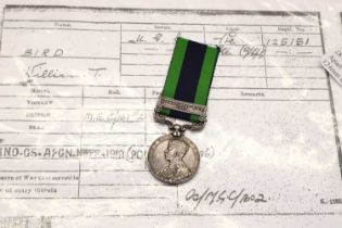 A George V India General Service Medal,