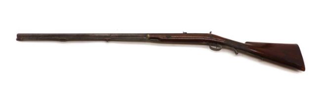 A percussion musket,