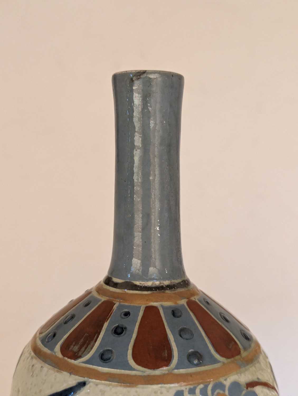 A Brannam Pottery solifleur vase. - Image 9 of 15