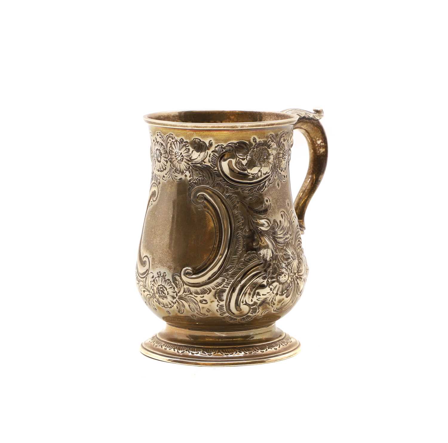 A George III silver mug,