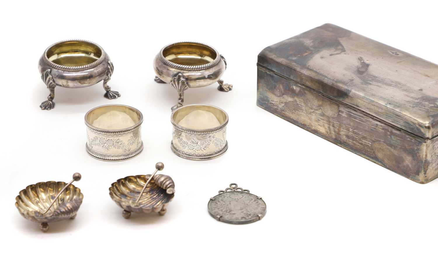 A group of silver items - Bild 5 aus 6