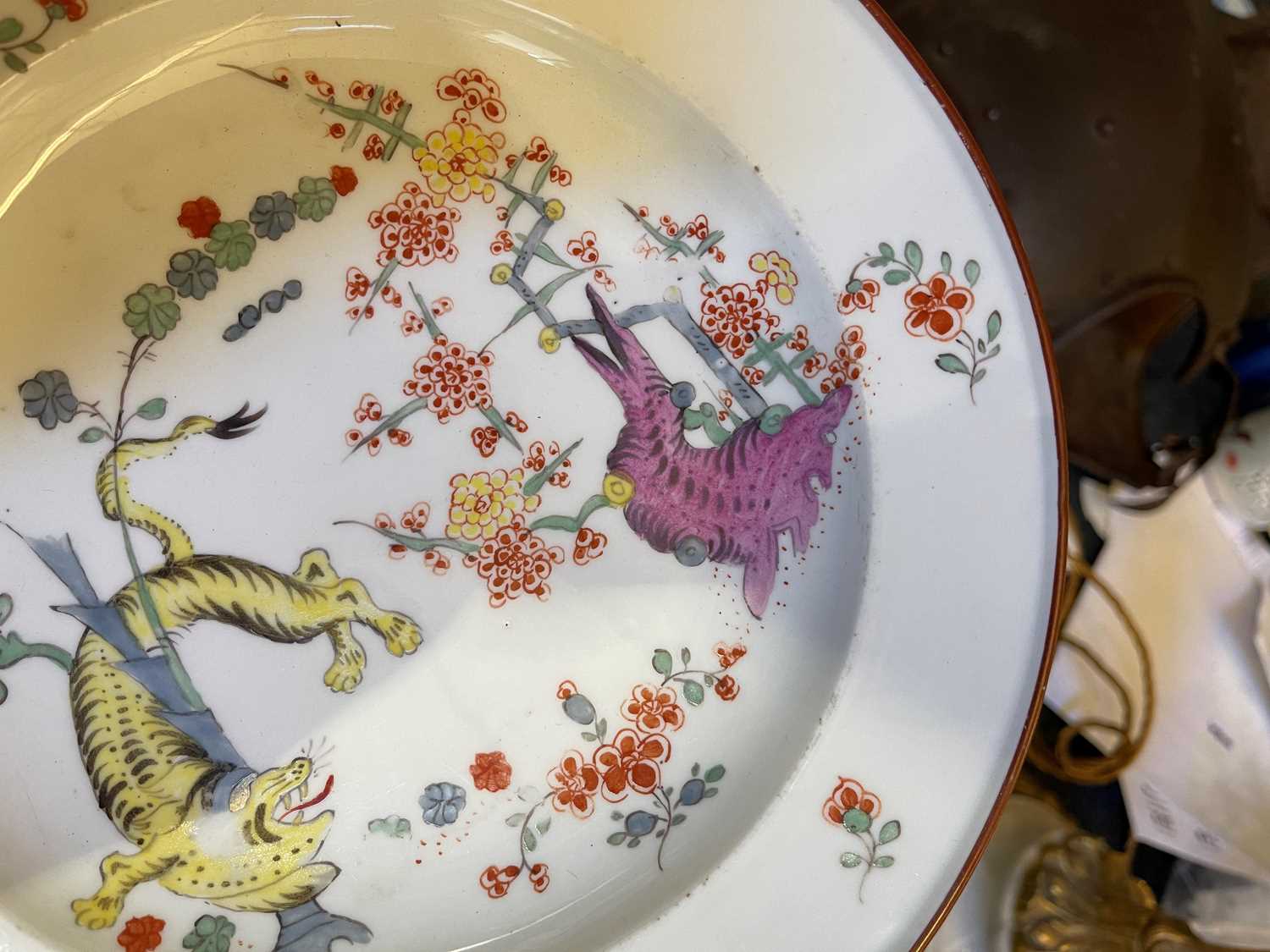 A collection of porcelain cabinet plates - Image 4 of 16