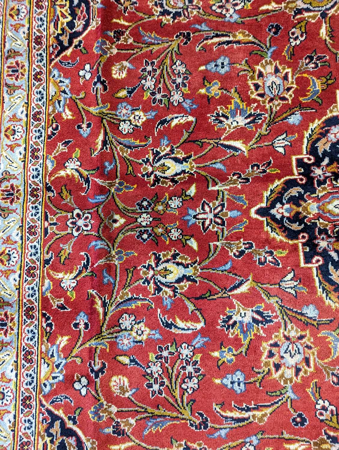 A Kashan carpet, - Image 23 of 29