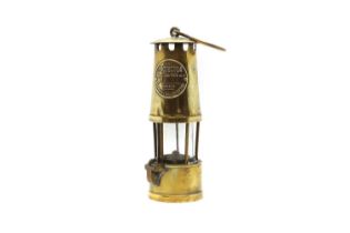 'The Protector': A brass miner's lamp