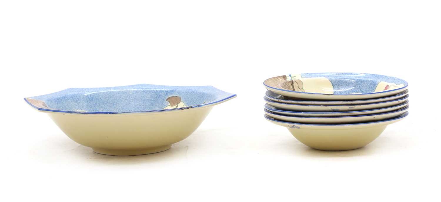 A collection of Clarice Cliff 'Blue Japan' pottery, - Image 2 of 3