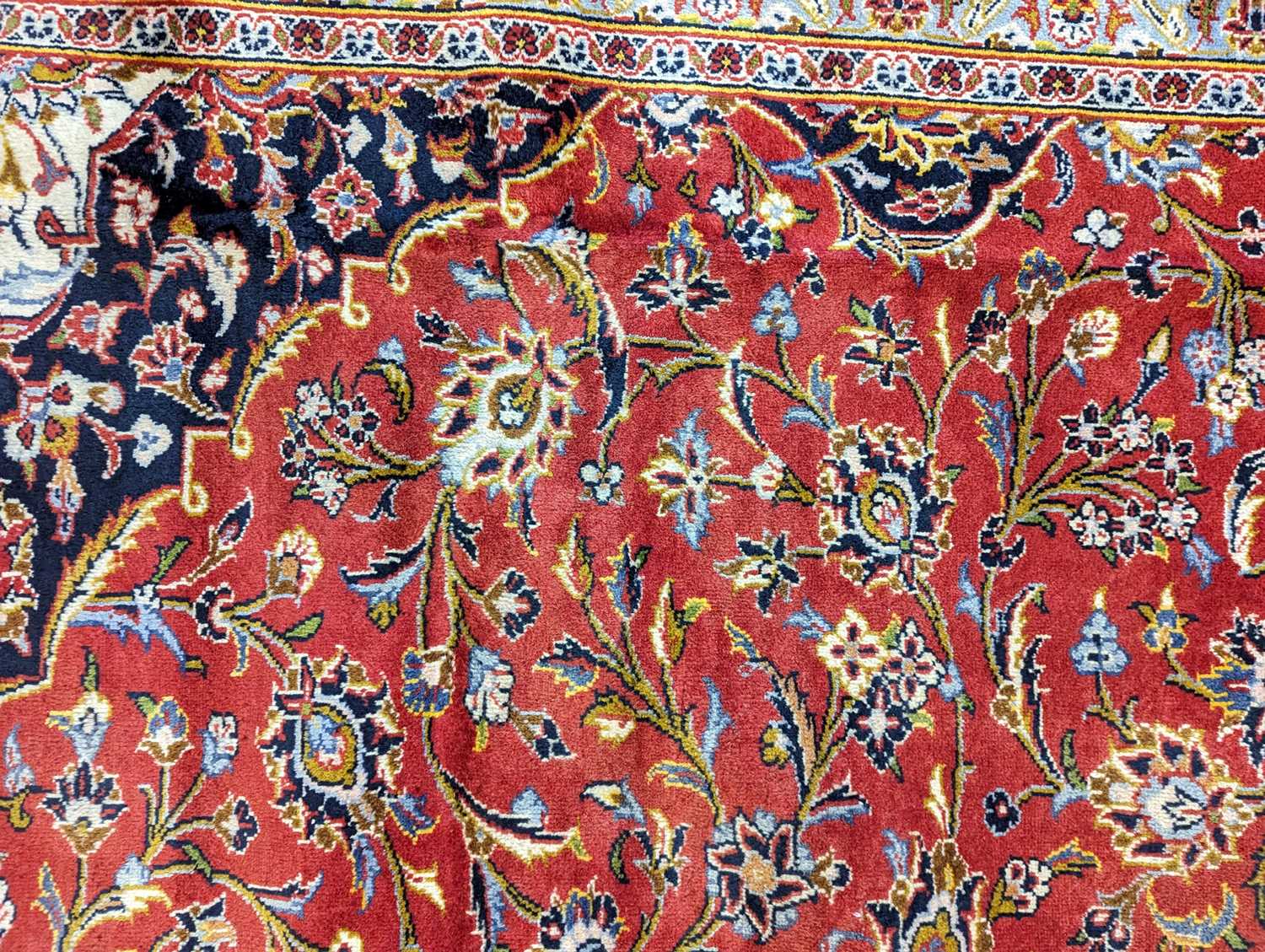 A Kashan carpet, - Image 13 of 29