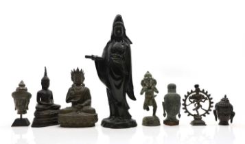 A collection of Chinese, Tibetan and Thai deities,