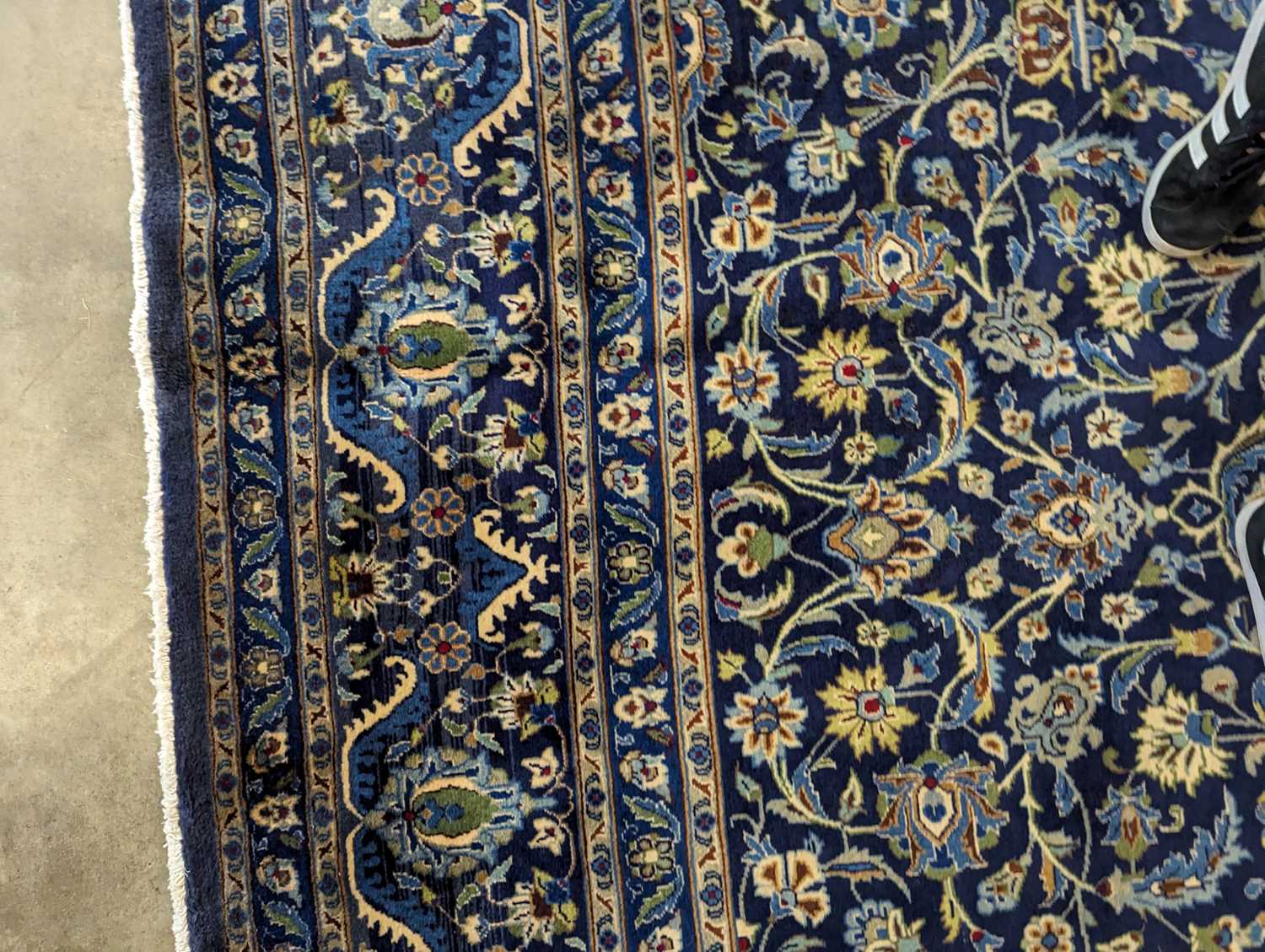A Meshed carpet, - Image 3 of 30