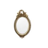 A Louis XV style gilt wall mirror