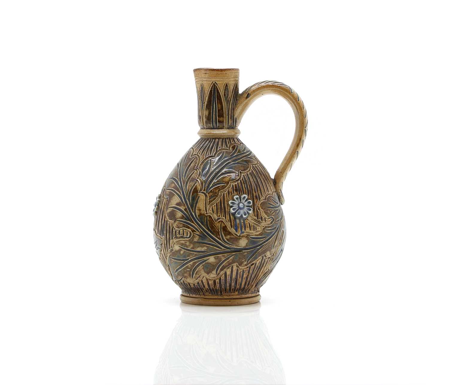 A Doulton Lambeth stoneware ewer, - Image 3 of 4