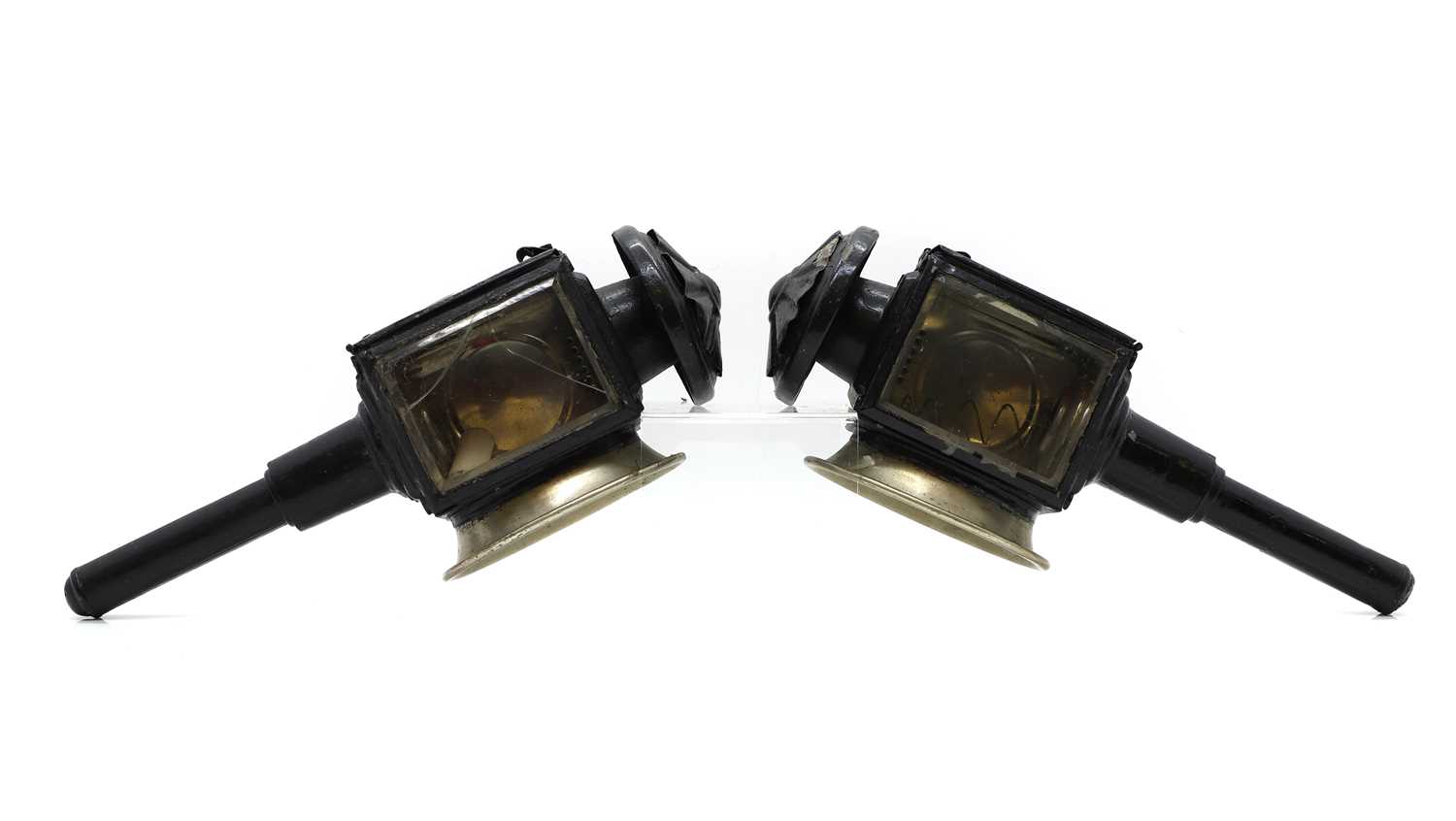 A pair of coaching lamps, - Image 4 of 4