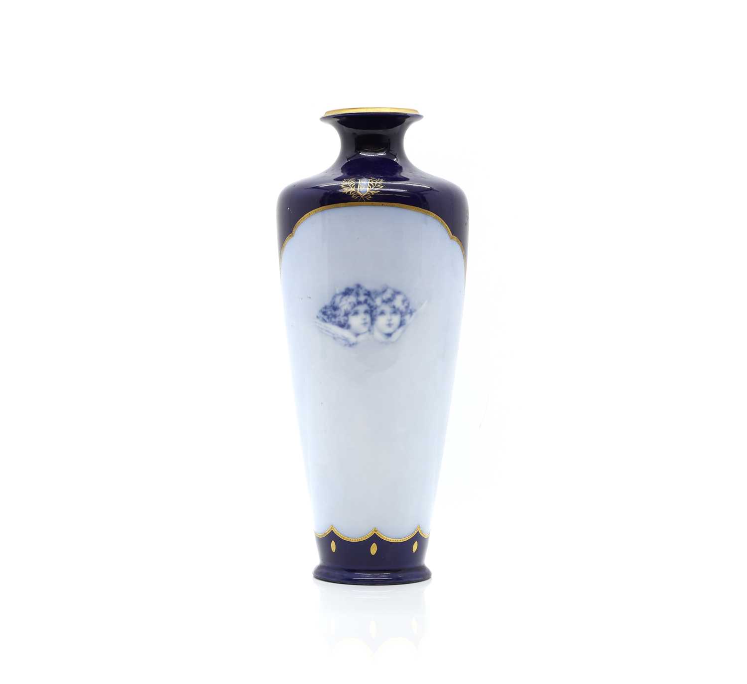 A Rosenthal Copenhagen porcelain vase, - Image 2 of 3