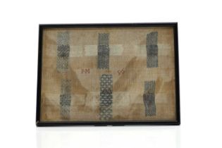 A needlework sampler,