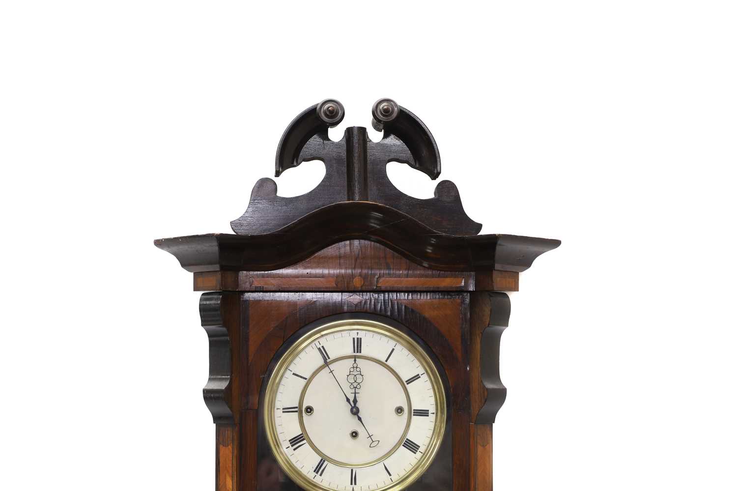 A rosewood Vienna regulator wall clock - Image 2 of 30