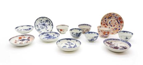 A group of English porcelain teawares