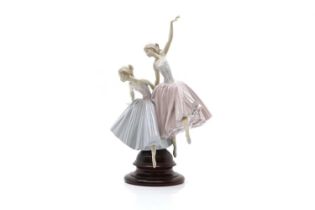A Lladro porcelain 'Merry Ballet' figure group