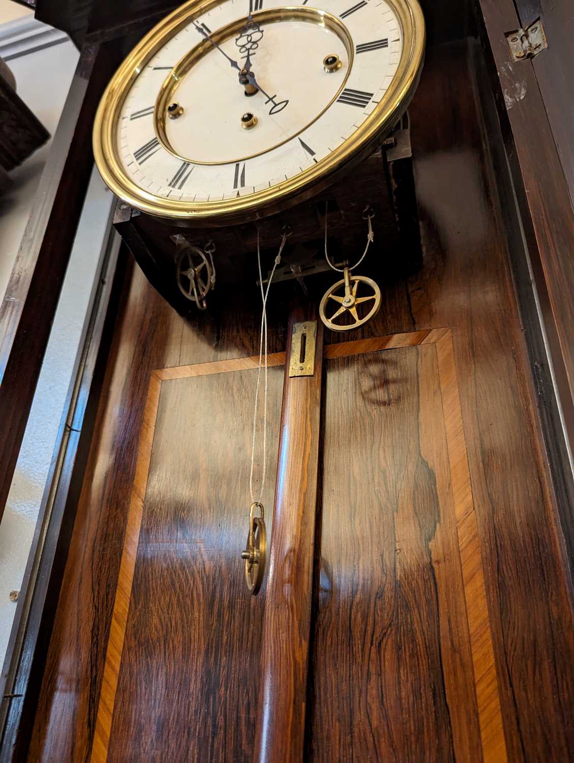 A rosewood Vienna regulator wall clock - Image 26 of 30