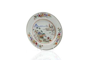 A Chinese Export plate