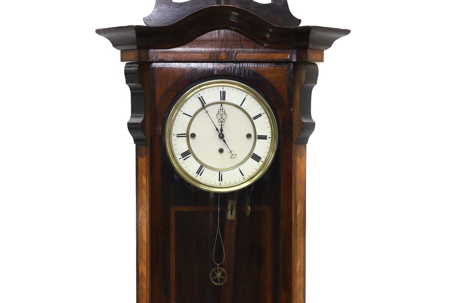 A rosewood Vienna regulator wall clock - Image 3 of 30