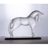 A Lalique glass 'Siglavy' horse