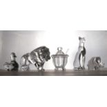 A collection of Baccarat glass items