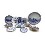 A collection of Delft pottery,