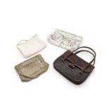 A collection of four handbags