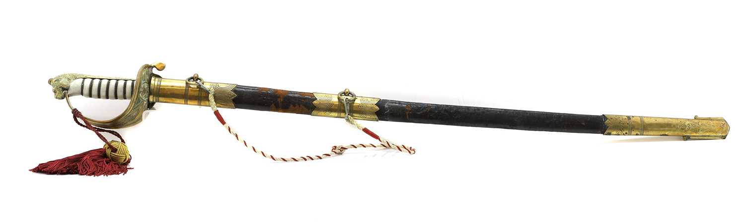 A British Royal Navy Officers sword, - Image 2 of 6