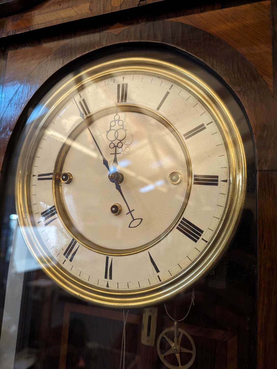 A rosewood Vienna regulator wall clock - Image 8 of 30