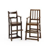 Two childs highchairs,