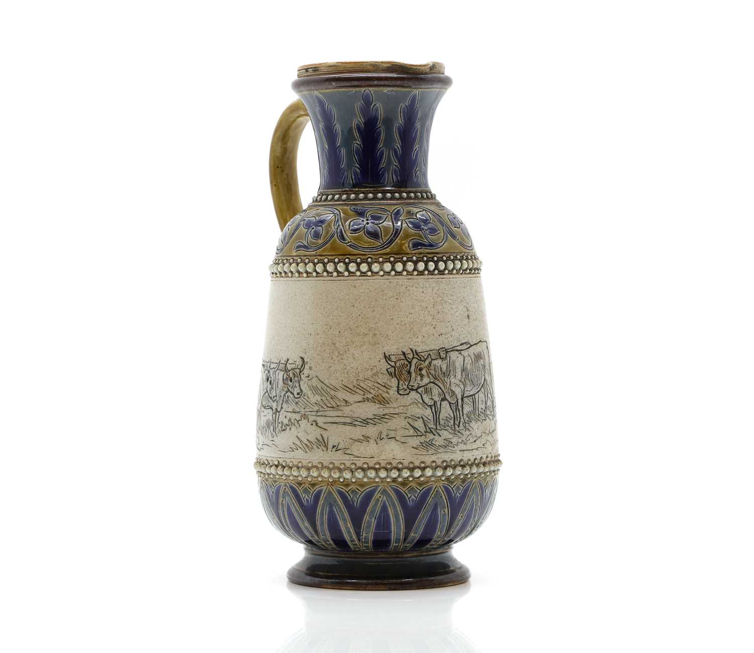 A Doulton Lambeth stoneware ewer - Image 3 of 3