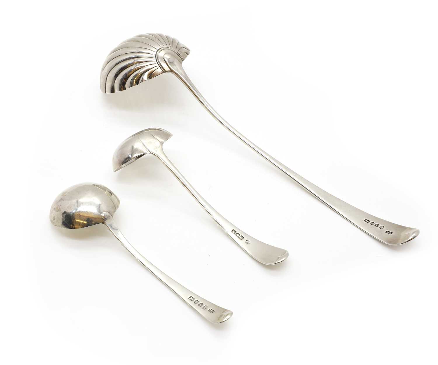 A George III silver soup ladle - Image 2 of 3